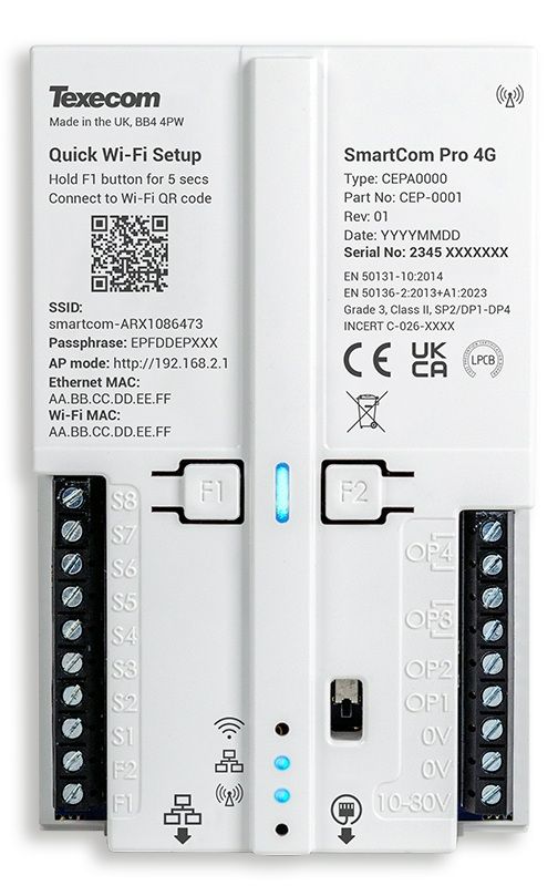 Texecom SmartCom Pro 4G Wifi LAN CEP-0001